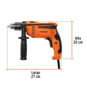 Taladro de 1/2" y 600W para uso profesional - TRUPER