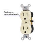 Contacto-duplex-2-polos-3-hilos-Standard-marfil