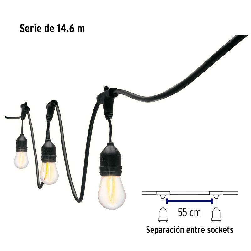 Serie-de-14.6-m-con-24-luces-de-LED-para-exterior