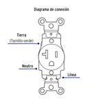 Contacto-sencillo-2-polos-3-hilos-20-A-Standard-marfil