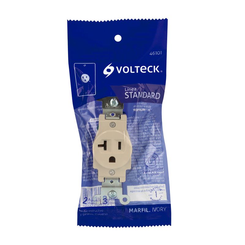 Contacto-sencillo-2-polos-3-hilos-20-A-Standard-marfil