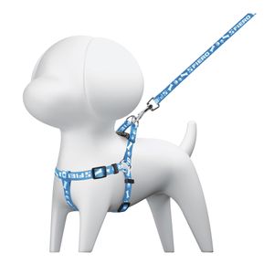 Arnés pechera con correa de 120cm para perros de razas medianas - FIERO