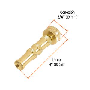 Pitón metálico de 3 1/2" para manguera - TRUPER
