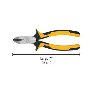 Alicate de 7" con corte diagonal Comfort Grip - PRETUL