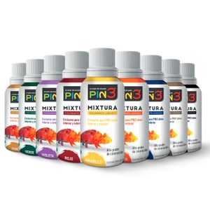 Pintura en Base agua Tinte PIN3 Mixtura kit 9 colores. - CONDOR