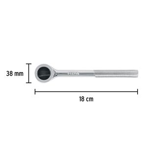 Racha con cuadro de 3/8" y disco. - PRETUL