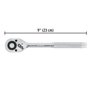 Racha con cuadro de 1/2" y cabeza de pera. - PRETUL