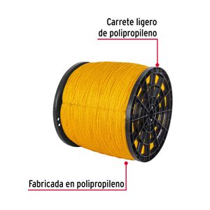 Cabo de polipropileno de 4 mm de espesor Presentacion: Rollo de 2380 m. - FIERO