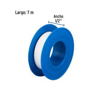 Cinta sella roscas 1/2" x 7 m, uso general - FOSET
