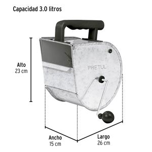 Champeadora manual de 3Lt galvanizada - PRETUL