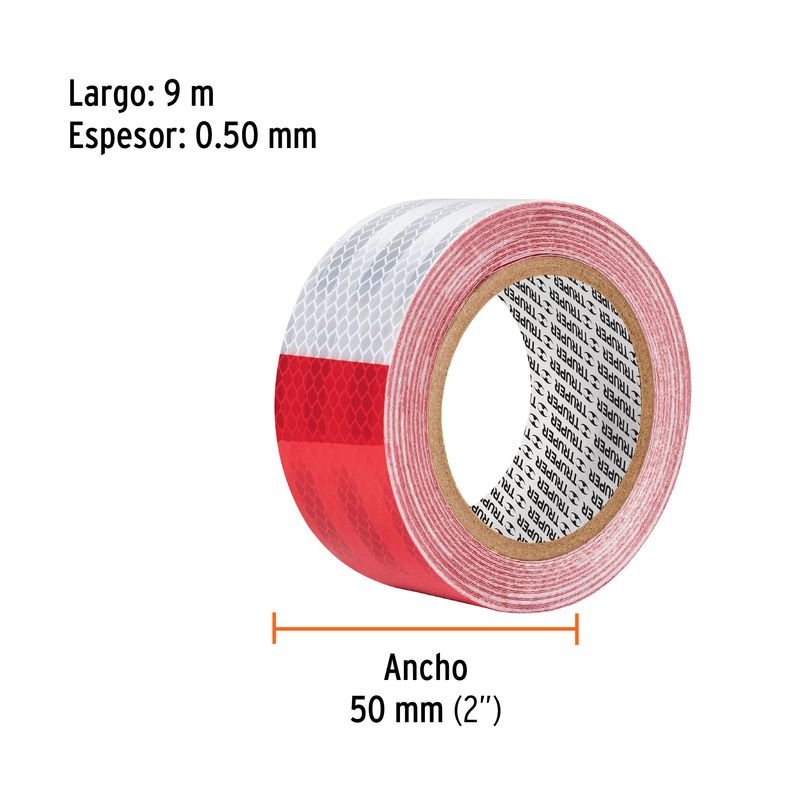 Rollo-de-9-m-x-2--de-cinta-reflejante-de-PVC