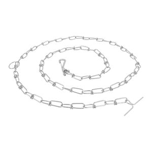Correa metálica de paseo y agarre para perros, 2,4mm x 1,8m - FIERO