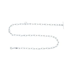 Correa metálica de paseo y agarre para perros, 2,9mm x 1,8m. - FIERO
