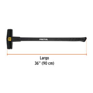 Combo tipo "Nevada" de 12Lb con mango de fibra de vidrio - PRETUL