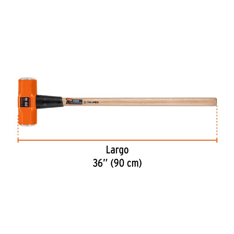 Marro-octagonal-20-lb-mango-de-madera-36-