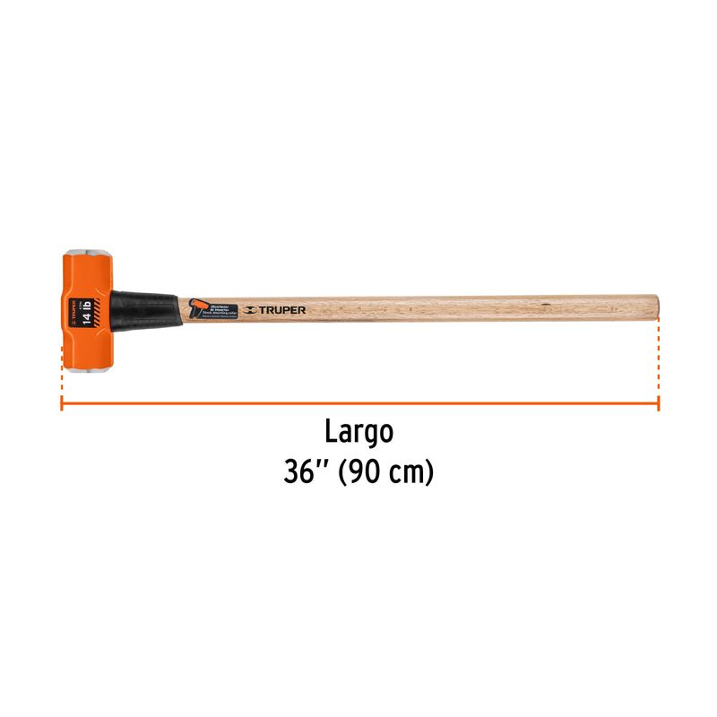 Marro-octagonal-14-lb-mango-de-madera-36-