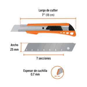 Estilete reforzado de 7" - TRUPER