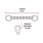 Collar-de-entrenamiento-para-perro-45-cm-eslabon-2.5-mm