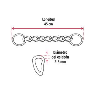 Collar de ahogo para adiestramiento de perros, 2,5mm - FIERO