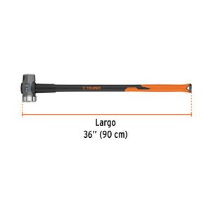 Combo de 8Lb con mango de fibra de vidrio - TRUPER