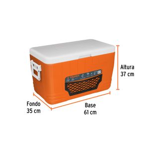 Cooler de 46Lt rectangular - TRUPER