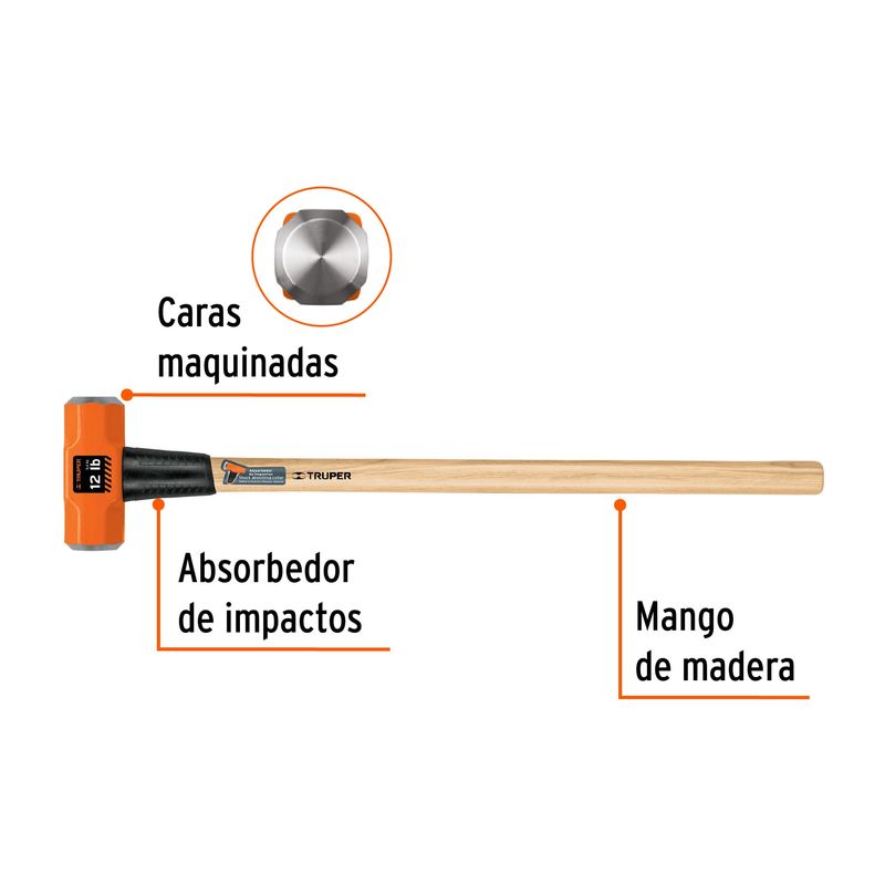 Marro-octagonal-12-lb-mango-de-madera-36-