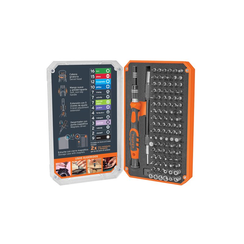 Desarmador-de-precision-con-106-puntas-intercambiables