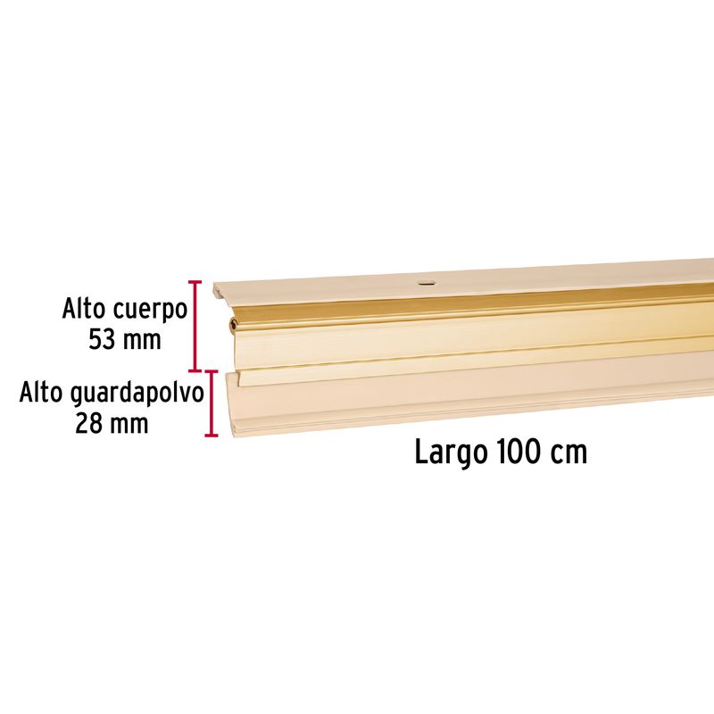 Guardapolvo-automatico-100-cm-dorado