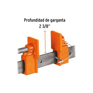 Prensa de barra sargento con 60cm de apertura y 712kg de fuerza - TRUPER