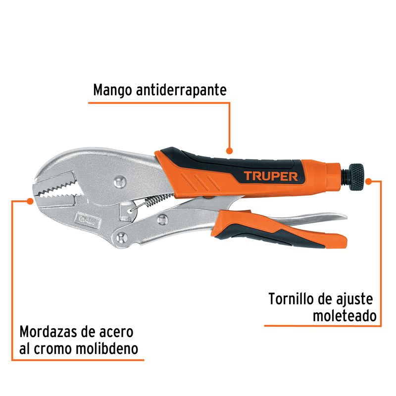 Pinza-de-presion-10--mordaza-recta-mango-de-vinil