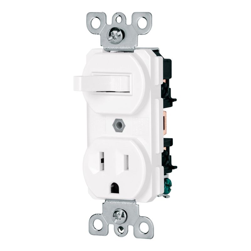 Interruptor-de-palanca-con-contacto-Standard-blanco