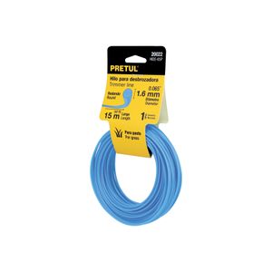 Rollo de hilo para motoguadaña, 1.6 mm x 15 m - PRETUL