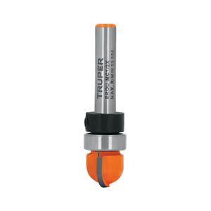 Broca para router, media caña, 1/2" con balero - TRUPER