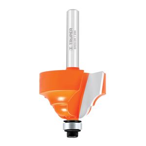 Broca para router, doble romana, 1-3/8" con balero - TRUPER