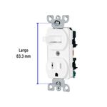 Interruptor-de-palanca-con-contacto-Standard-blanco