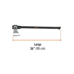Hacha de labranza con cabeza de 3,5lb y mango de fibra de vidrio - TRUPER