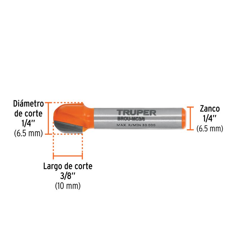 Broca-para-router-media-caña-3-8-