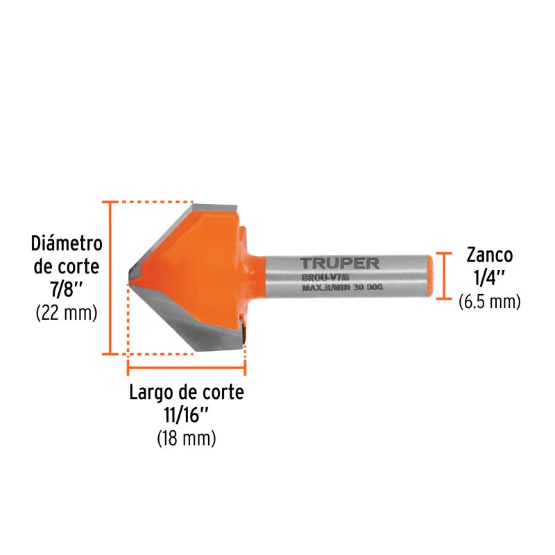 Broca-para-router-corte-en--V--7-8-