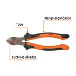 Pinza-corte-diagonal-8--alta-palanca-Comfort-Grip