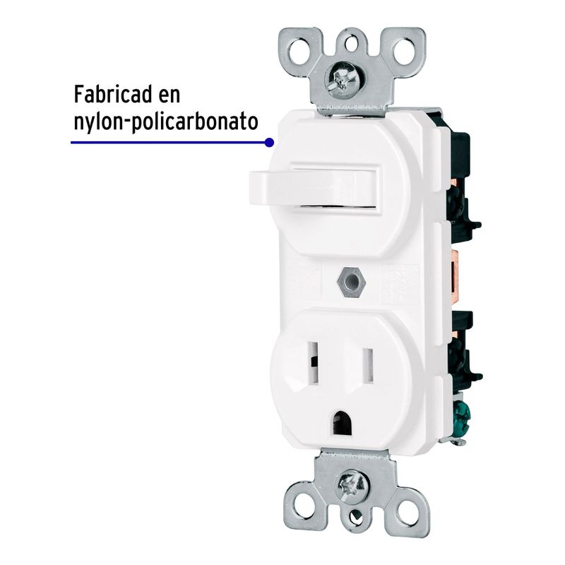 Interruptor-de-palanca-con-contacto-Standard-blanco