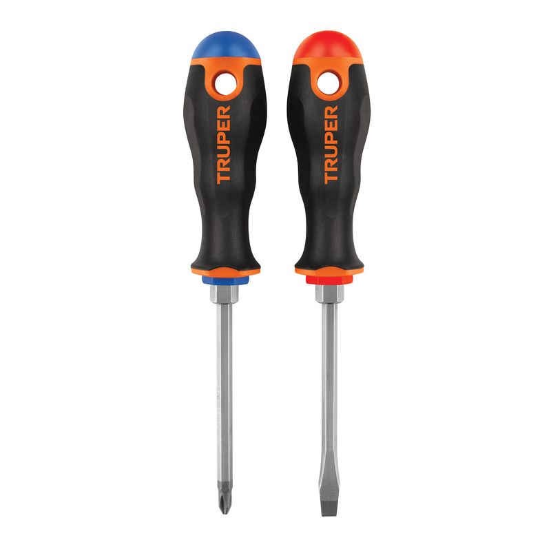 Duo-de-desarmadores-1-4--x-4--mango-Comfort-Grip
