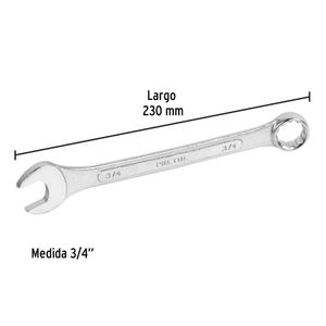 Llave mixta de 3/4". - PRETUL