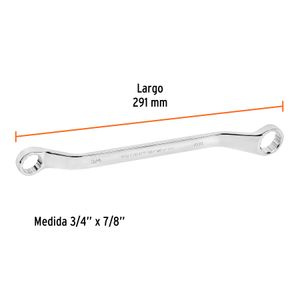 Llave doble corona de 3/4" x 7/8". - TRUPER