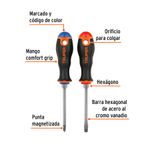 Duo-de-desarmadores-1-4--x-4--mango-Comfort-Grip