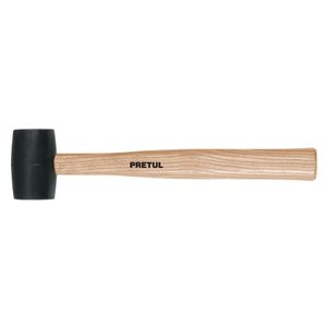 Mazo de goma negro de 8oz - PRETUL