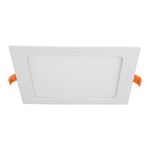 Luminario-ultra-delgado-LED-12W-empotrar-cuadrado-luz-calida