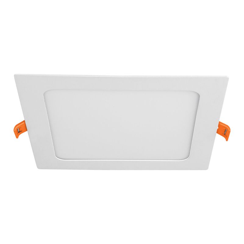Luminario-ultra-delgado-LED-12W-empotrar-cuadrado-luz-calida