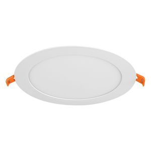 Luminario ultra delgado LED 12 W empotrar redondo luz cálida - VOLTECK