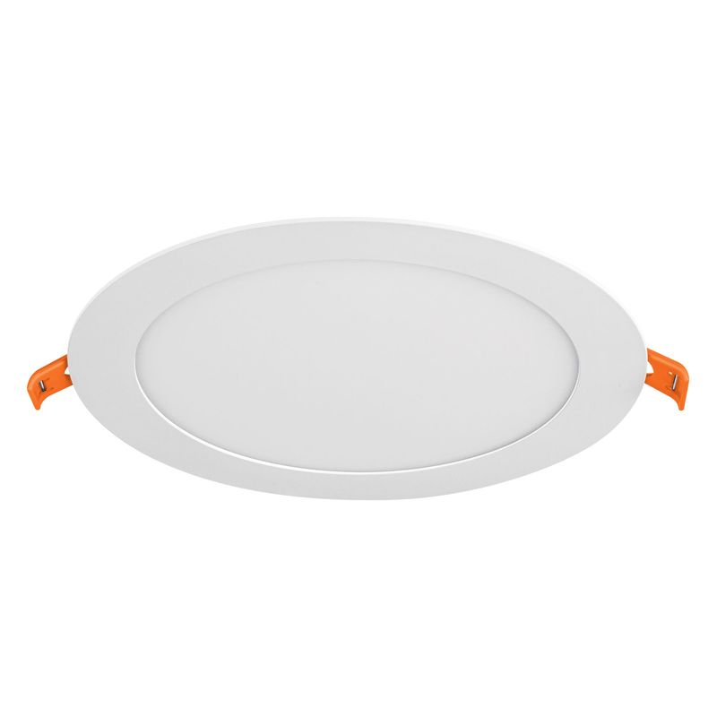 Luminario-ultra-delgado-LED-12-W-empotrar-redondo-luz-calida