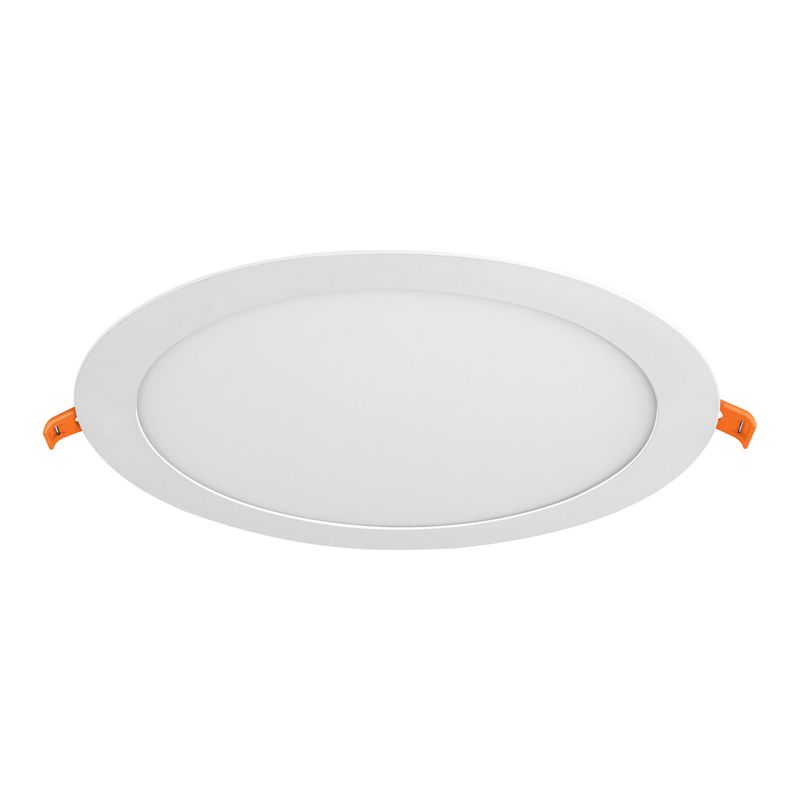 Luminario-ultra-delgado-LED-18-W-empotrar-redondo-luz-calida